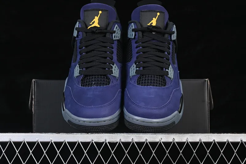 All categories Air Jordan Jordan series basketball shoes Air Jordan 4 GX foreign trade version Air Jordan 4 Retro "Lakers" AJ4 Joe 4 Lakers Purple Gold FV5029-500